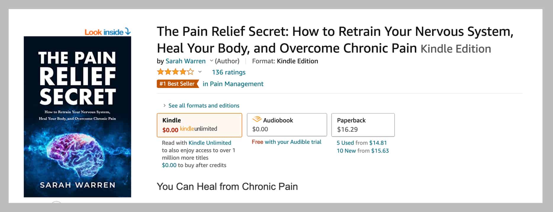 減輕疼痛的秘密-疼痛管理